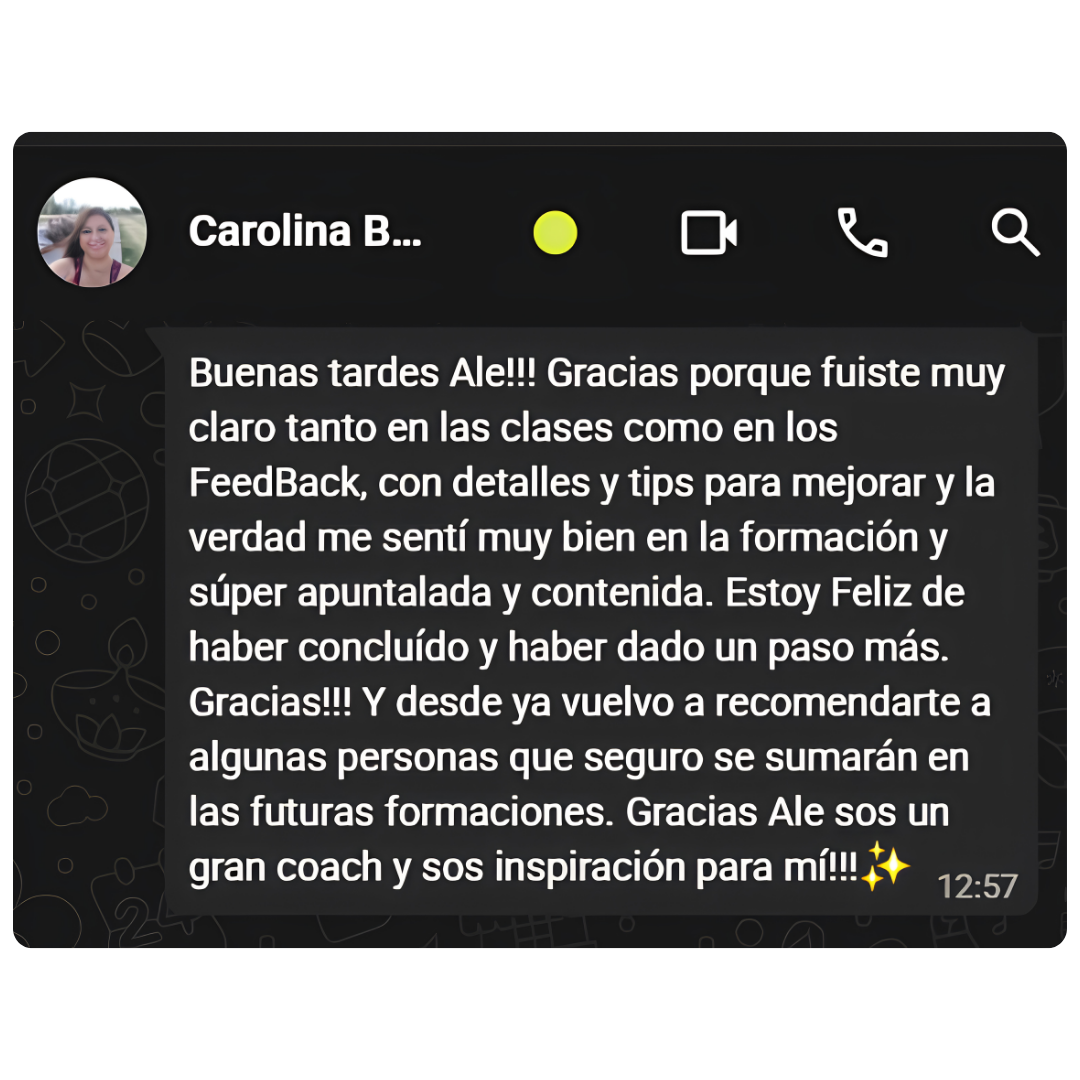 Valoración del taller de oratoria y acompañamiento semanal
