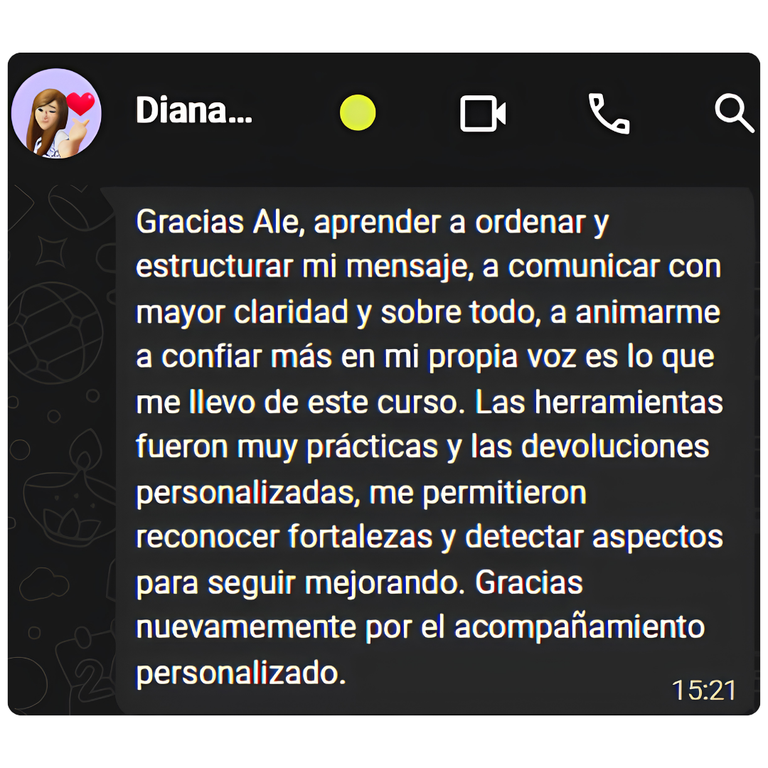 Experiencia de alumno sobre las clases prácticas de oratoria
